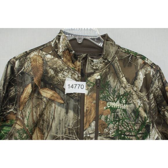 Magellan Outdoors Hunt Gear 1/4 Zip Pullover Men's Size L RealTree Camo - Picture 9 of 9